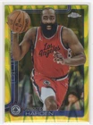 2025 Topps Chrome Basketball RayWave Yellow Refractor James Harden #54