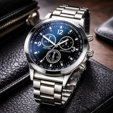 Waterproof Men Watch Stainless Steel Quartz Luminous Classic Business Wristwatch