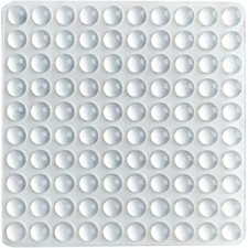 Adhesive Bumper Pads for Drawers Cabinet Doors Sound Dampening Rubber Feet Clear