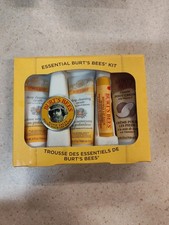 New Essential Burt's Bees Kit, 5 Travel Size Body Care Products
