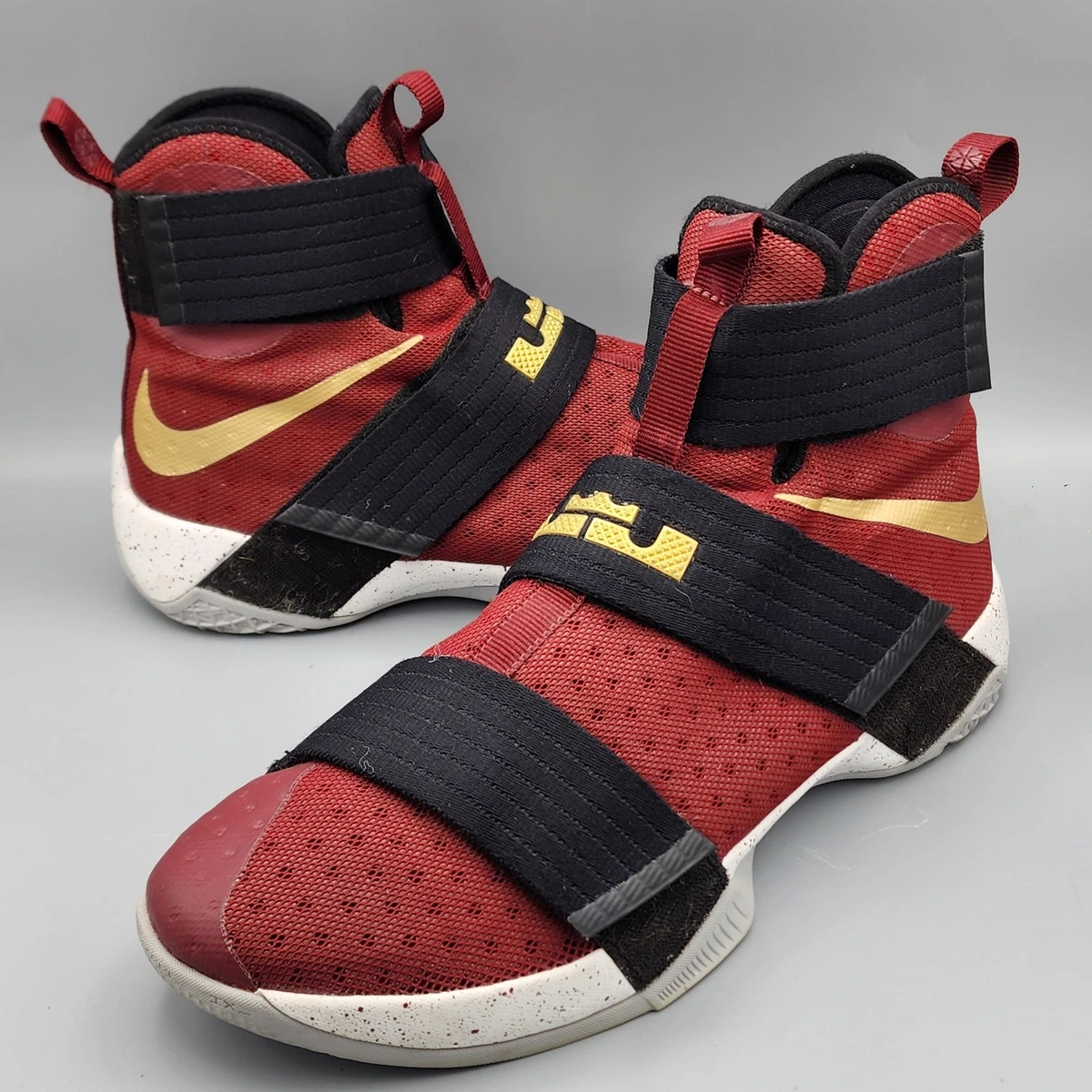 Nike LeBron 10 Soldier Black Red for Sale | Authenticity