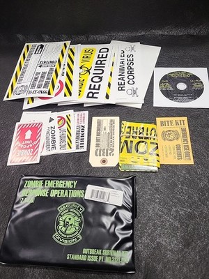 Z.E.R.O. Zombie Outbreak Survival Kit Emergency Response w/ Training Disc CD