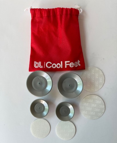 BlueLounge Cool Feet Laptop Cooling Stands Risers Lifts Set of Four Retired