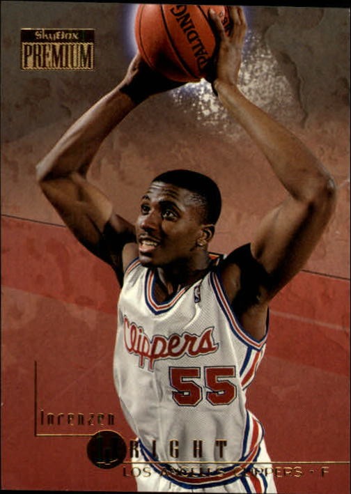 1996-97 SkyBox Premium #54 Lorenzen Wright RC - BSK