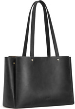 Chic Genuine Leather Tote Bag for Women - Perfect for Work  Travel