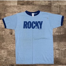 Rare Vintage 1976 Rocky The Movie Official Promo Ringer Tee United Artists Films