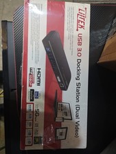 Liztek USB 3.0 Universal Docking Station Dual Monitor Model UD-3700