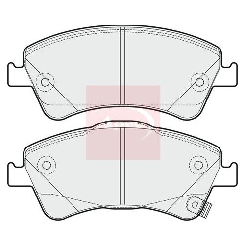 APEC Brake Pad Set, disc brake PAD1646