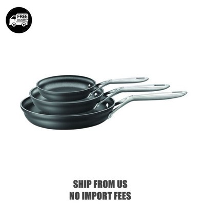 ZWILLING Motion3-pc, Aluminum Hard Anodized Fry Pan Set