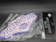 Harley Davidson 8" Women's Love To Ride Bar and Shield Patch Emblem Jacket Vest