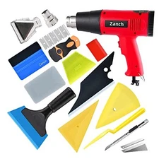  Window Tint Kit,Complete Tool Set for Professional Deluxe 29pcs with Heat Gun