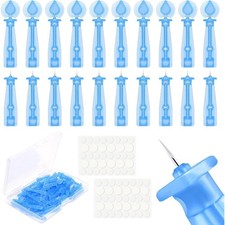 50 Pack Disposable Acne Pimple Popper Needles with 72 Dots Pimple Patches for