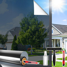 One Way Window Privacy Film - Daytime UV Blocking Tint, 47.2"x157.4
