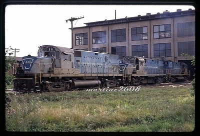 (W) ORIG TRAIN SLIDE-LEHIGH & HUDSON RIVER (L&HR)  28+  POWER LASH-UP