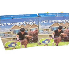 Pet Bathing Tool Sprayer and Scrubber in One Compatible with Indoor Shower 2
