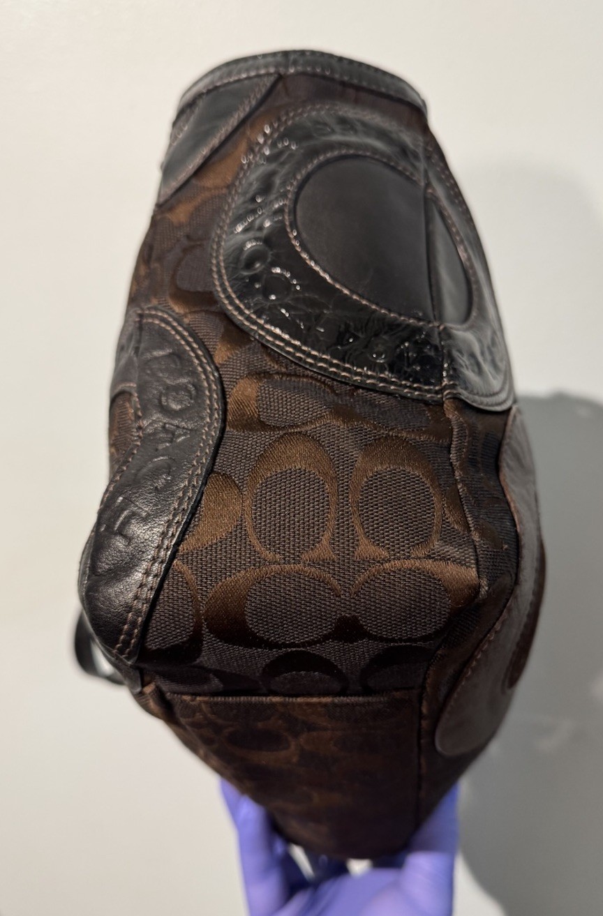 COACH Vintage Circle Patchwork Tote Shoulder Hand… - image 8