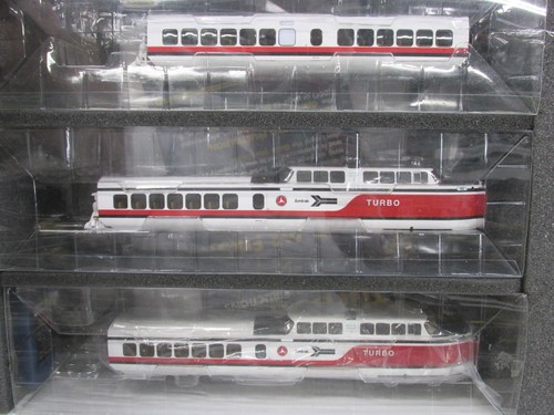 RAPIDO ~ EARLY AMTRAK # 200003 JUEGO DE TREN TURBO CON DCC Y SONIDO ~ PROBADO ~ ESCALA HO | Condition: Used