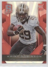 2013 Panini Spectra Rookie Red 16/25 Khiry Robinson #244 1be