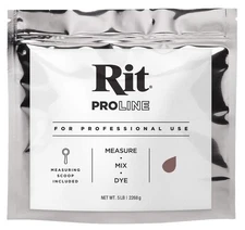 Rit Proline Dark Brown Dye 5 Pound Container For Fabrics And Materials