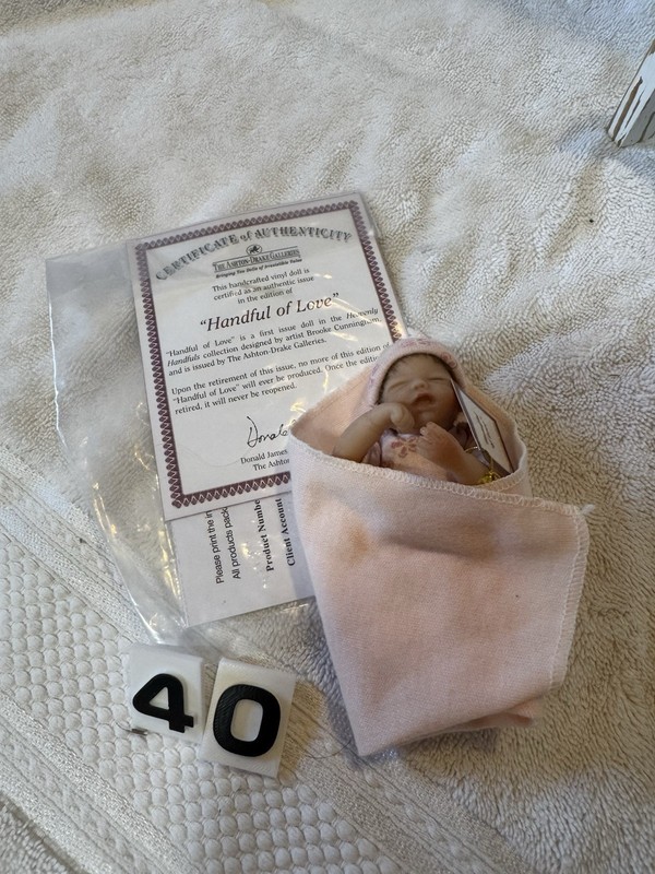 Handful Of Love. Tiny Reborn Doll