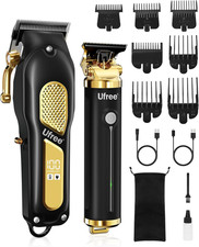 Cordless Hair Clippers for Men, Barber Clippers and Trimmers Set