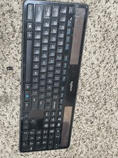 Logitech K750 Tastiera Solare Wireless Nera con Ricevitore USB Testata Funzionante