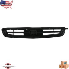 Fits 1996 1997 1998 Honda Civic Front Grille Assembly Black Plastic Ho1200144