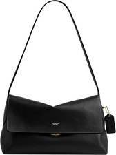 NWT COACH Chelsea Shoulder Bag 30 Leather Crossbody Handbag CDS58 Black Outlet