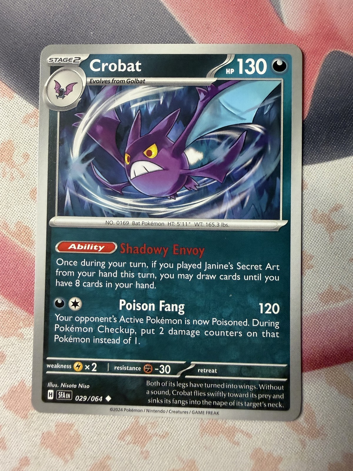 Crobat Uncommon SV: Shrouded Fable 029/064 NM English