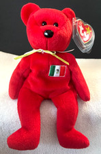 Ty Beanie Baby 1999 Osito Mexico Bear Mexico LOT of 2 NEW
