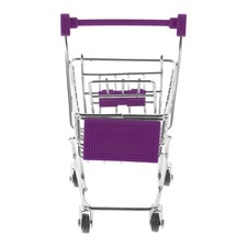 Small Shopping Trolley Mini Supermarket Storage Toy Cart