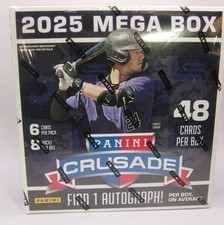 2025 Panini Crusade Baseball Mega Box Trading Cards