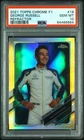 2021 TOPPS CHROME F1 GEORGE RUSSELL #19 REFRACTOR PSA 10 GEM MINT