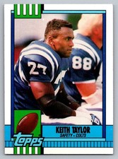 1990 Keith Taylor #302 Indianapolis Colts