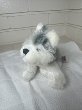 WEBKINS Ganz HUSKY Soft Plush Stuffed Dog Puppy NO CODE HM120