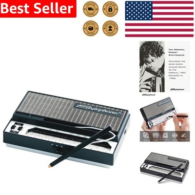 Vintage Stylophone Mini Synth Keyboard Silver Analog Sound Portable Music Gear