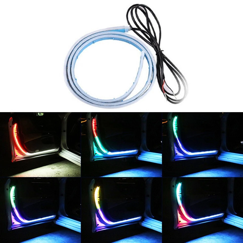 Automotive LED Light Strip Light Waterproof Acceessory Flashing Flowing - Image 2 of 4