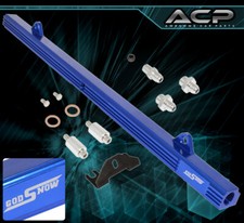 For GtR Rb26 Rb26Dett Turbo Boost Billet High Flow Fuel Rail Assembly Blu