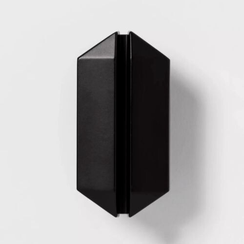 Wall Hooks home decor hang towels robes coats purses hexagon black modern 3 pack - Picture 3 of 3