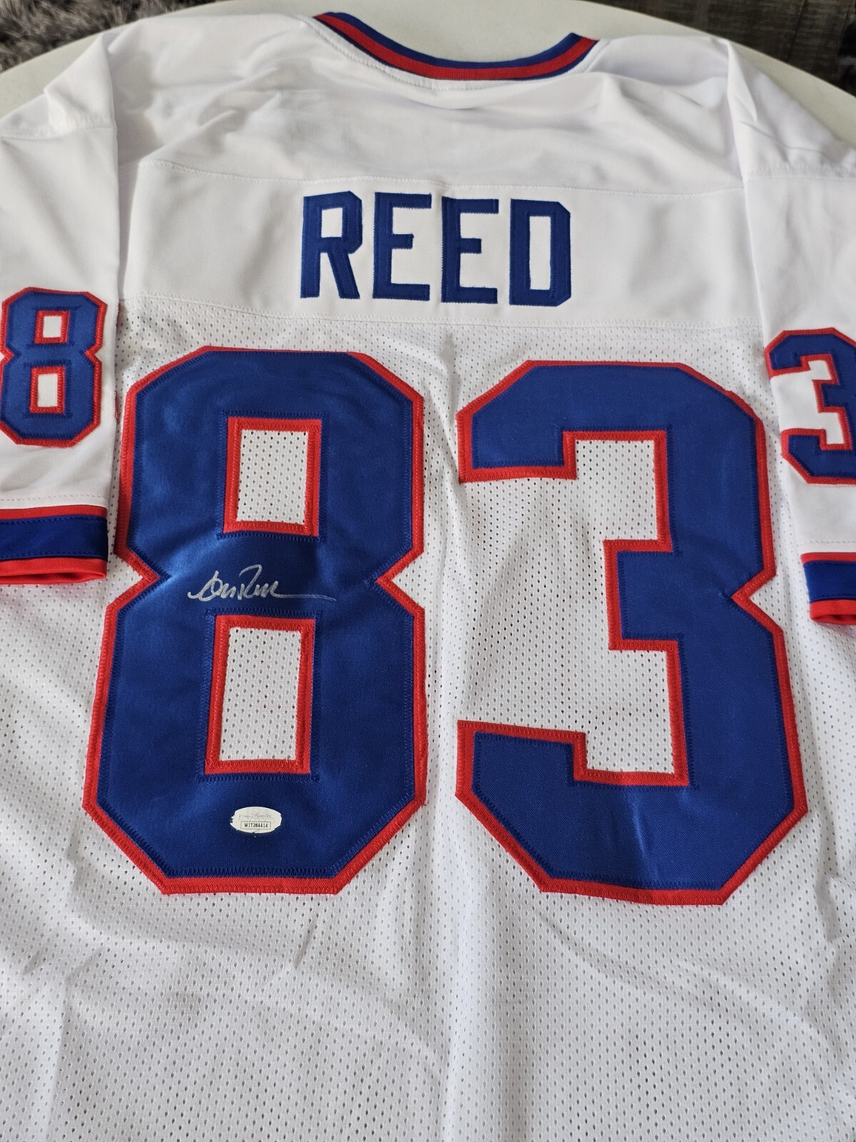 Andre Reed Autographed Signed Buffalo Bills / Jersey JSA Sticker White Custom Jersey 