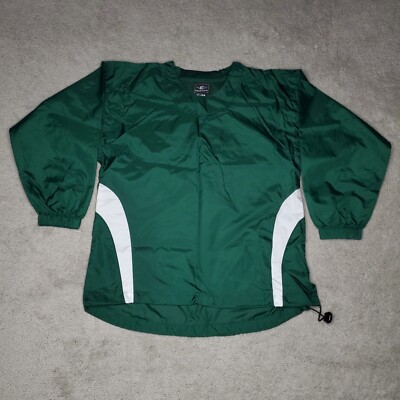 Easton Enforcer Jacket Windbreaker Men's S/M Green Vented FRM Performance Athlet