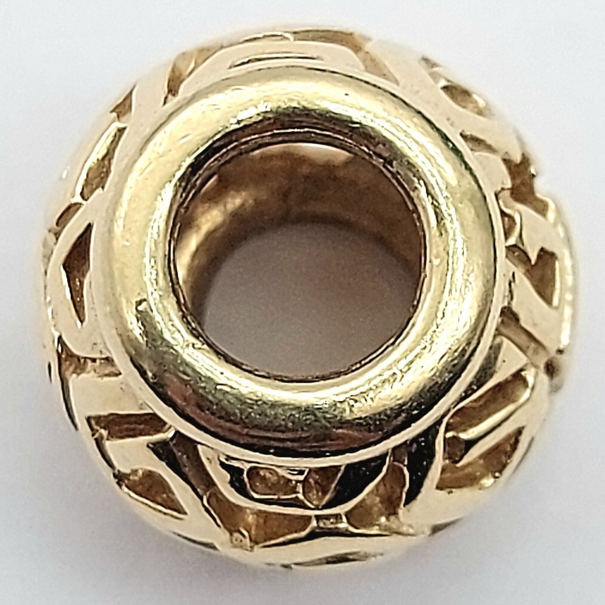 アクセサリー Pandora 14k gold Openwork Ladies PANDORA Yellow Gold (585,14k) Openwork Swirl Charm | eBay