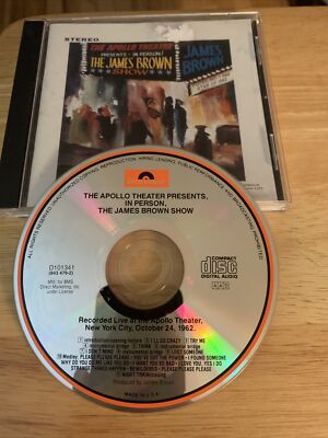 James Brown Live At The Apollo 1962 CD Polygram 1990 VG Disc! Rare Original Pres
