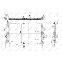 KüHler WasserküHler Passend FüR Opel Zafira B Astra H Twintop A05 L67 L08 L35