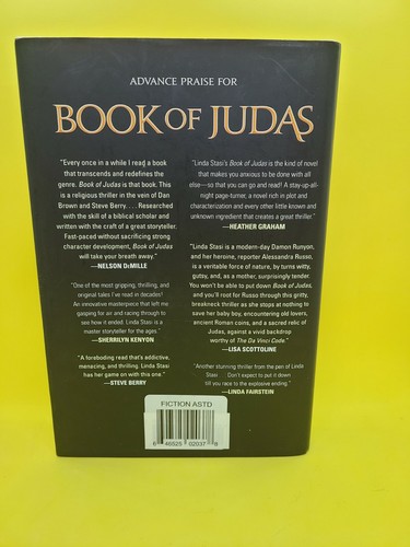 Book of Judas: A Novel by Linda Stasi - Hardcover - September 19, 2017 - Picture 2 of 2