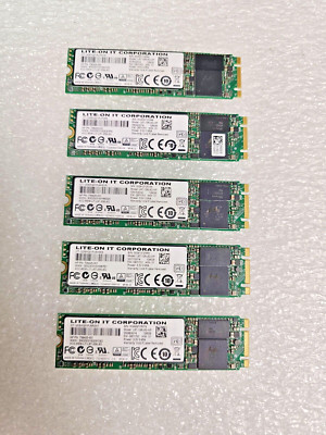HP Lot of 5 736425-001 128GB M.2 SATA SSD Drives L8T-128L6G-HP SPS 753728-01