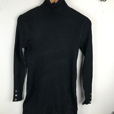 Anne Klein Black Sweater Dress - Size S