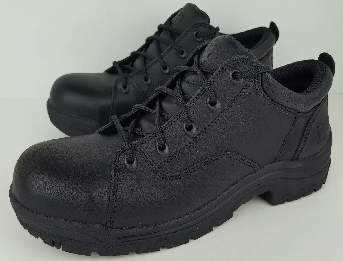 Timberland Pro Womens Size 10M Black Leather Titan Safety  display picture 1