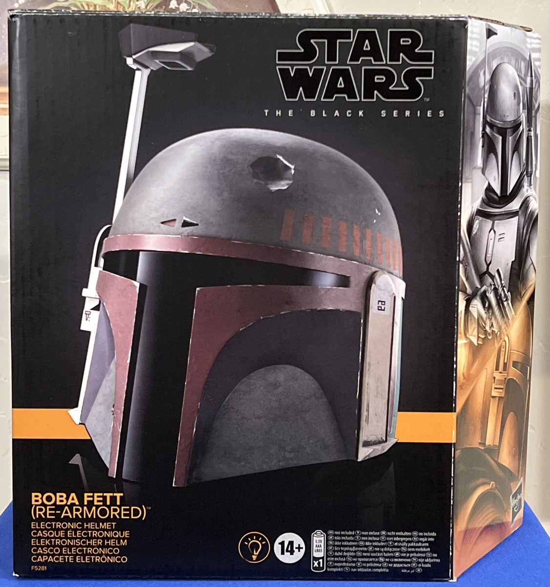 Star Wars Black Series The Mandalorian BOBA FETT RE-ARMORED Electronic  Helmet | eBay Australia