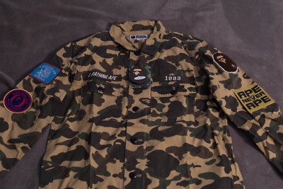 bape camo long sleeve shirt